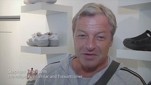 Stephan Lehmann, une ancienne star du football et entraîneur des gardiens, Hergiswil,Suisse