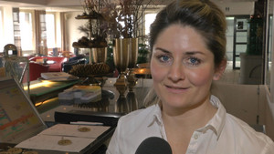 Bettina Steimann, réceptionniste à l’hôtel Hirschen de Wildhaus Suisse