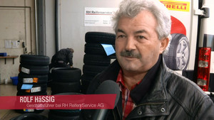 Rolf Hässig, directeur de RH Reifen Service AG, Suisse