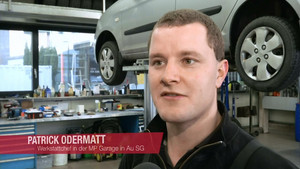 Patrick Odermatt, chef d’atelier de MP Garage à Au, Suisse